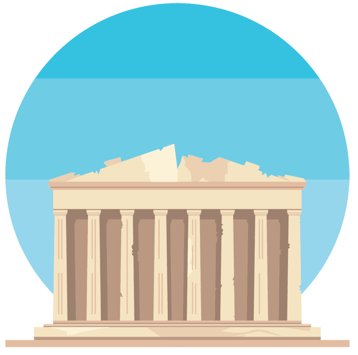 Akropolis er en af de største seværdigheder i Athen